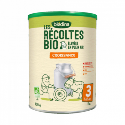 Sữa bột BLEDINA RECOLTES BIO 1-2-3 sản phẩm hàng đầu tại Pháp.